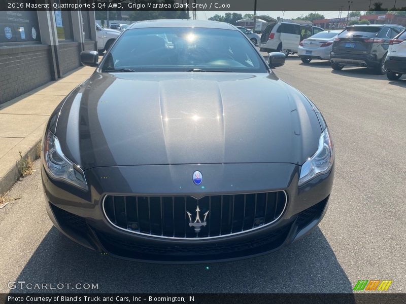 Grigio Maratea (Dark Grey) / Cuoio 2016 Maserati Quattroporte S Q4 AWD