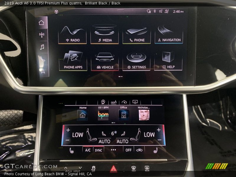 Controls of 2019 A6 3.0 TFSI Premium Plus quattro