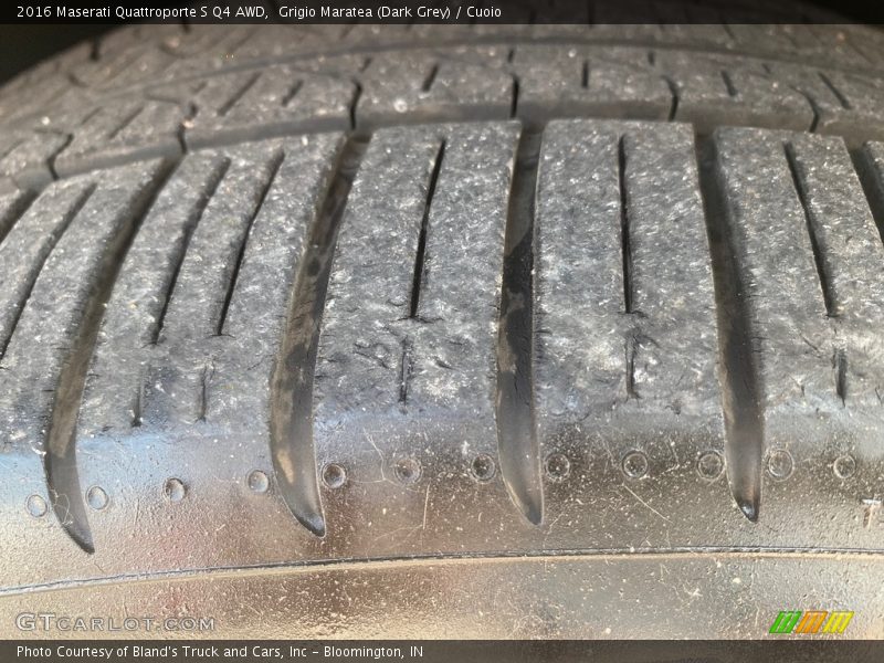 Grigio Maratea (Dark Grey) / Cuoio 2016 Maserati Quattroporte S Q4 AWD