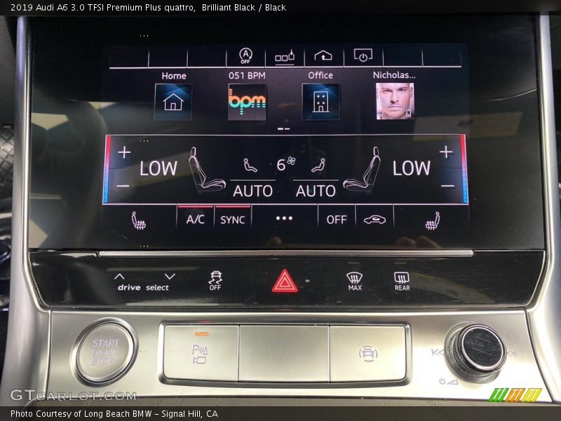 Controls of 2019 A6 3.0 TFSI Premium Plus quattro