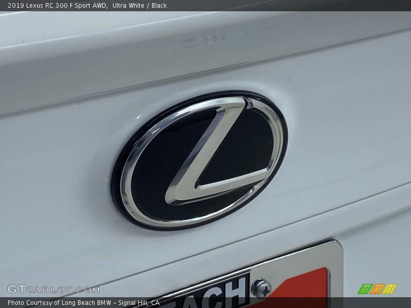 Ultra White / Black 2019 Lexus RC 300 F Sport AWD