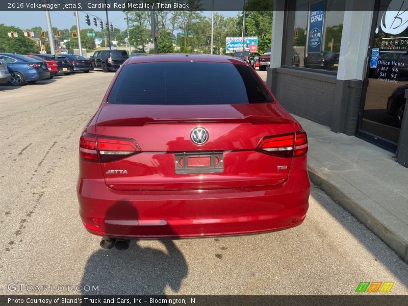 Cardinal Red Metallic / Titan Black 2016 Volkswagen Jetta S