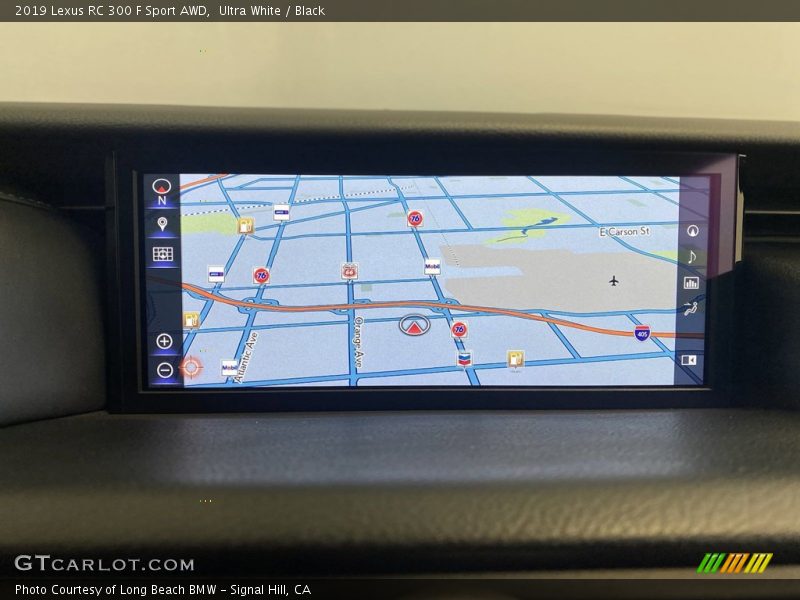 Navigation of 2019 RC 300 F Sport AWD