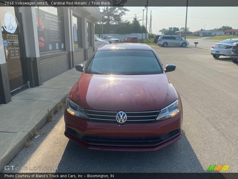 Cardinal Red Metallic / Titan Black 2016 Volkswagen Jetta S
