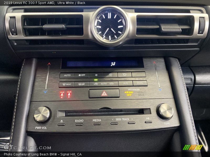 Controls of 2019 RC 300 F Sport AWD