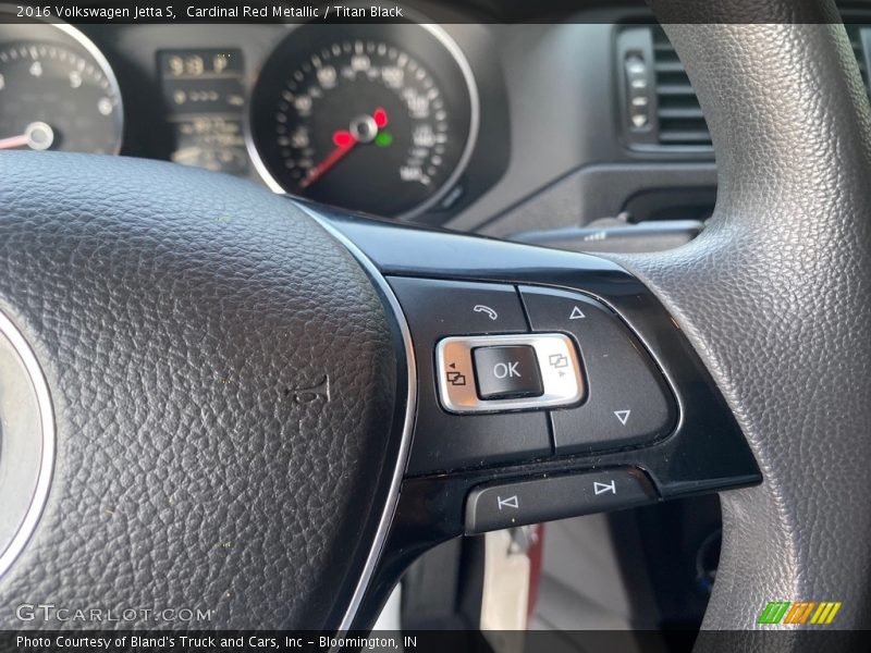 Cardinal Red Metallic / Titan Black 2016 Volkswagen Jetta S