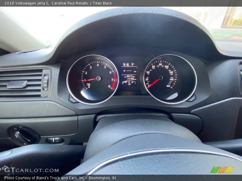 Cardinal Red Metallic / Titan Black 2016 Volkswagen Jetta S