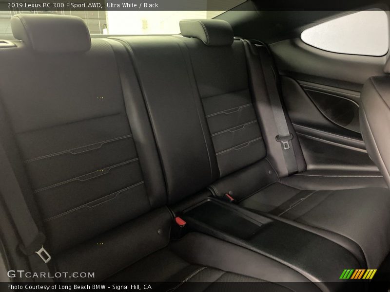 Rear Seat of 2019 RC 300 F Sport AWD