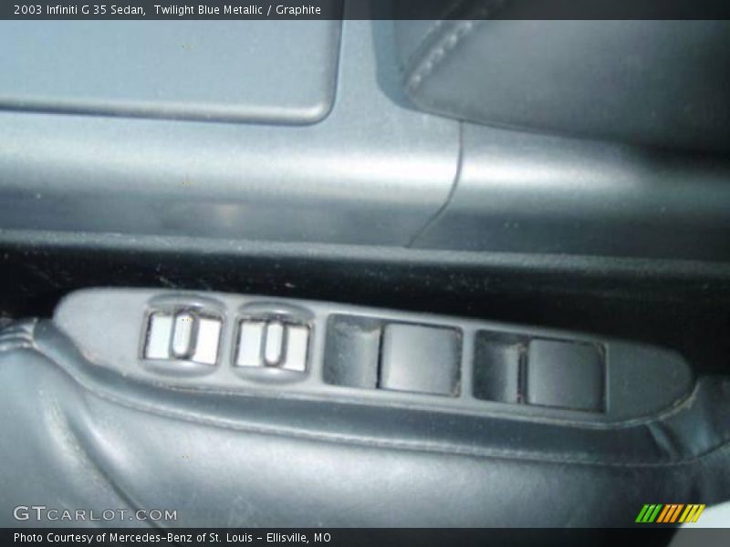 Twilight Blue Metallic / Graphite 2003 Infiniti G 35 Sedan