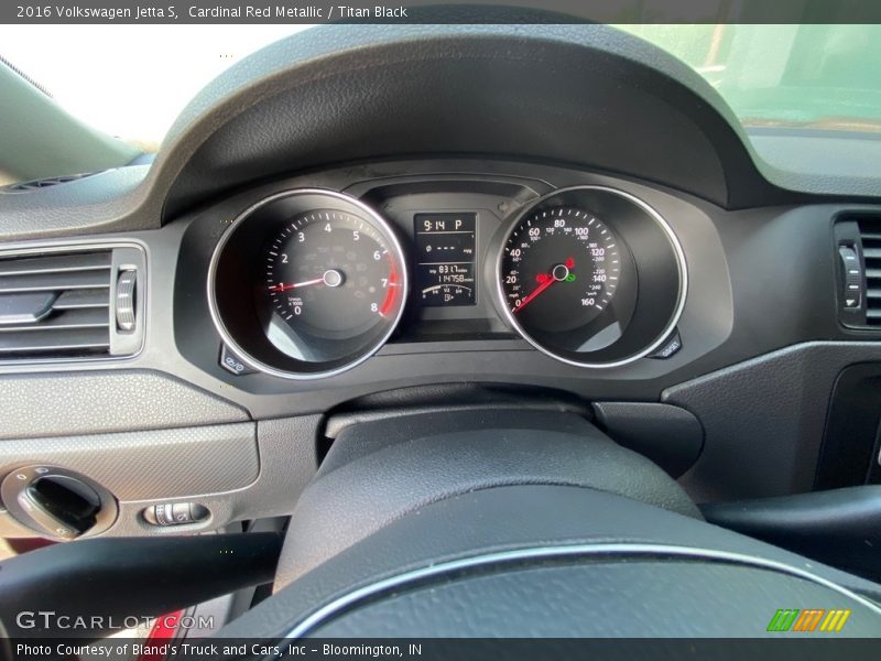Cardinal Red Metallic / Titan Black 2016 Volkswagen Jetta S