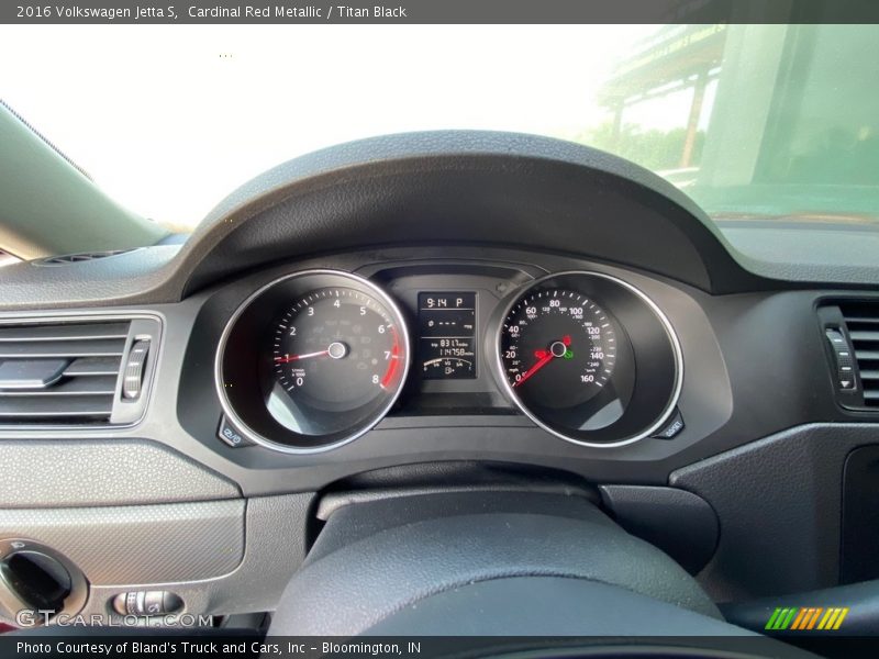 Cardinal Red Metallic / Titan Black 2016 Volkswagen Jetta S