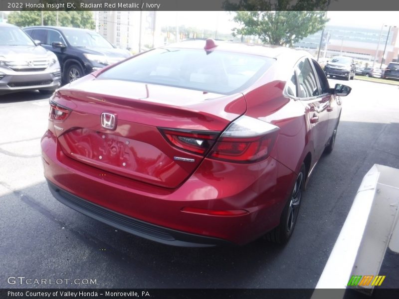 Radiant Red Metallic / Ivory 2022 Honda Insight EX