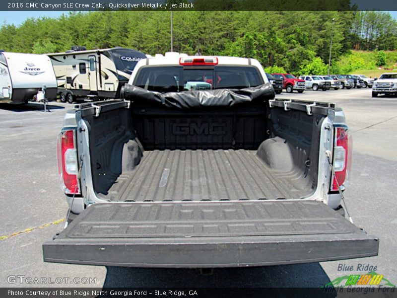 Quicksilver Metallic / Jet Black 2016 GMC Canyon SLE Crew Cab
