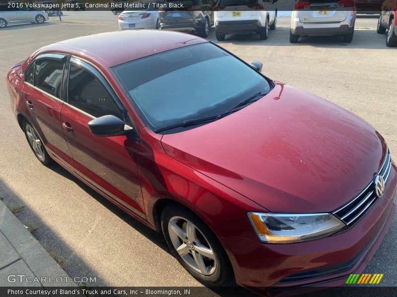 Cardinal Red Metallic / Titan Black 2016 Volkswagen Jetta S