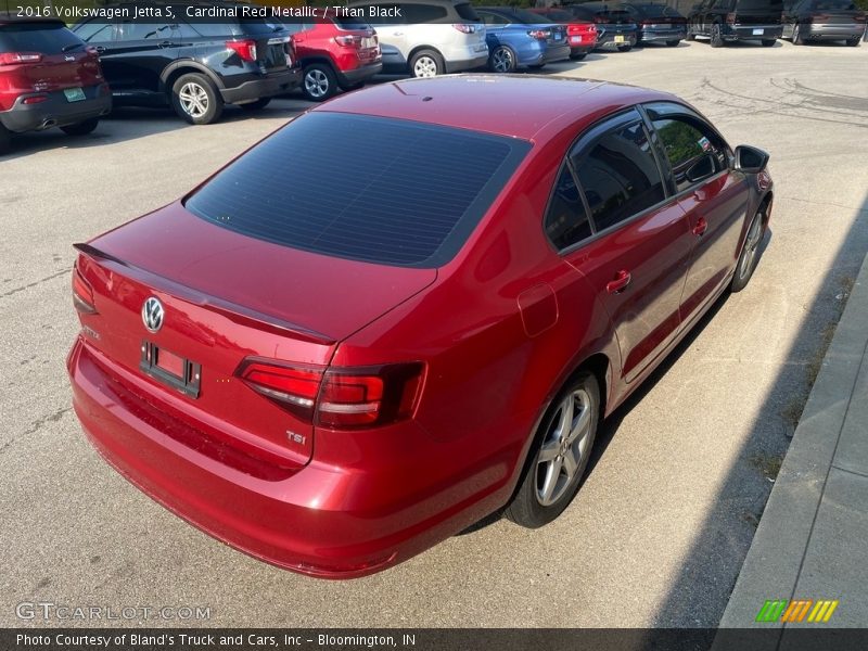 Cardinal Red Metallic / Titan Black 2016 Volkswagen Jetta S