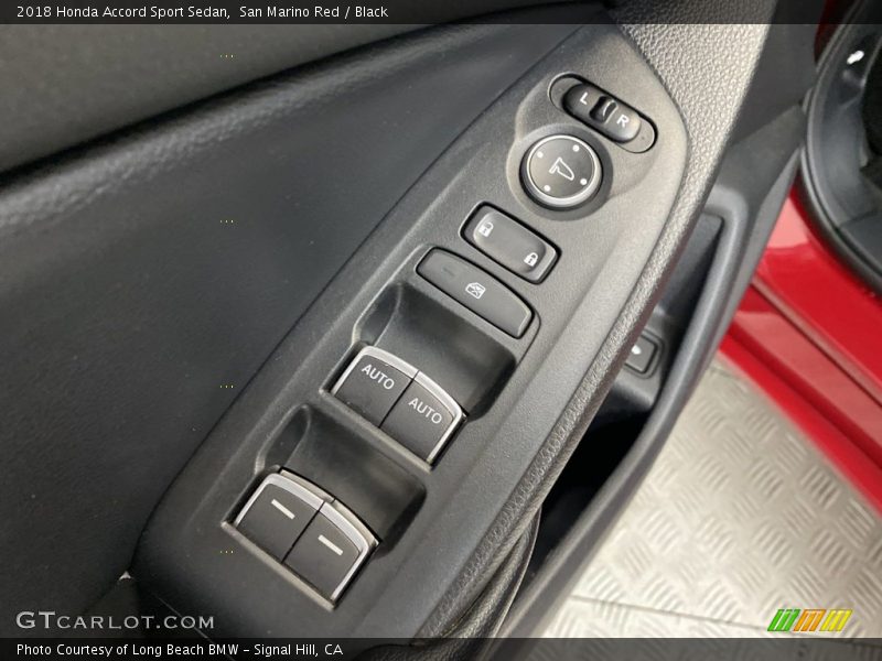 San Marino Red / Black 2018 Honda Accord Sport Sedan