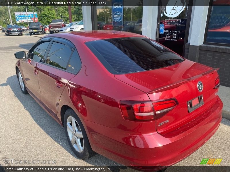 Cardinal Red Metallic / Titan Black 2016 Volkswagen Jetta S