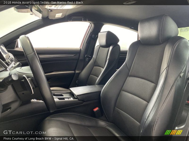 San Marino Red / Black 2018 Honda Accord Sport Sedan