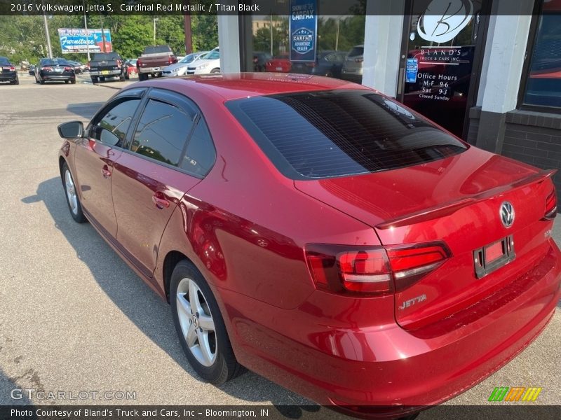 Cardinal Red Metallic / Titan Black 2016 Volkswagen Jetta S