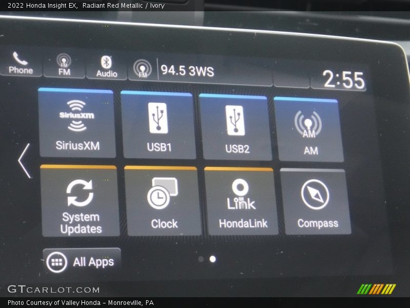 Radiant Red Metallic / Ivory 2022 Honda Insight EX