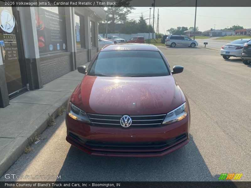 Cardinal Red Metallic / Titan Black 2016 Volkswagen Jetta S