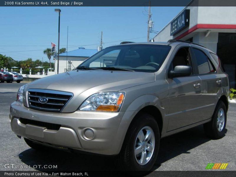 Sand Beige / Beige 2008 Kia Sorento LX 4x4