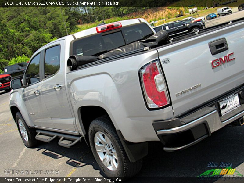 Quicksilver Metallic / Jet Black 2016 GMC Canyon SLE Crew Cab