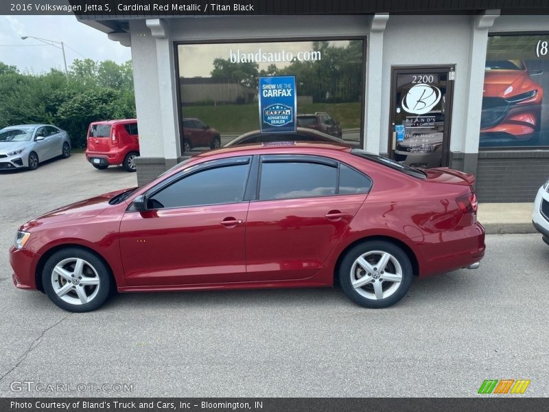 Cardinal Red Metallic / Titan Black 2016 Volkswagen Jetta S