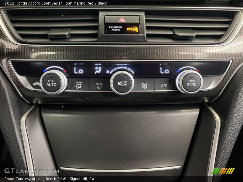 San Marino Red / Black 2018 Honda Accord Sport Sedan