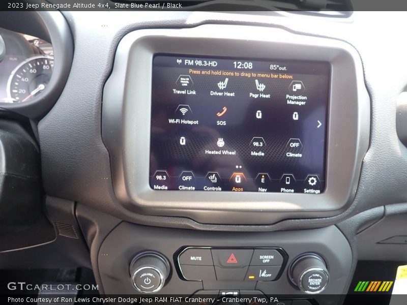 Slate Blue Pearl / Black 2023 Jeep Renegade Altitude 4x4