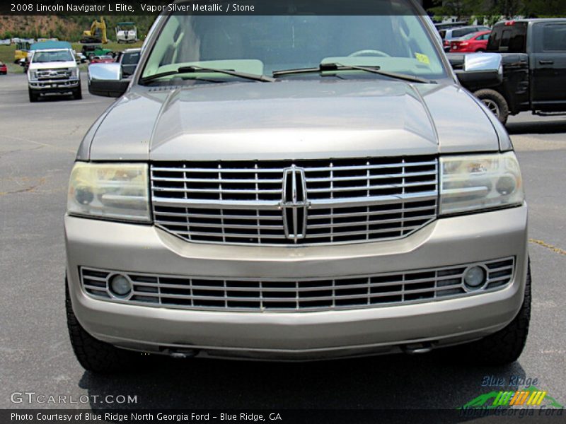 Vapor Silver Metallic / Stone 2008 Lincoln Navigator L Elite