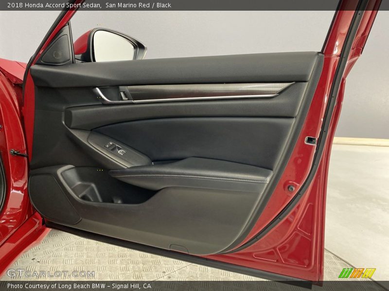 San Marino Red / Black 2018 Honda Accord Sport Sedan