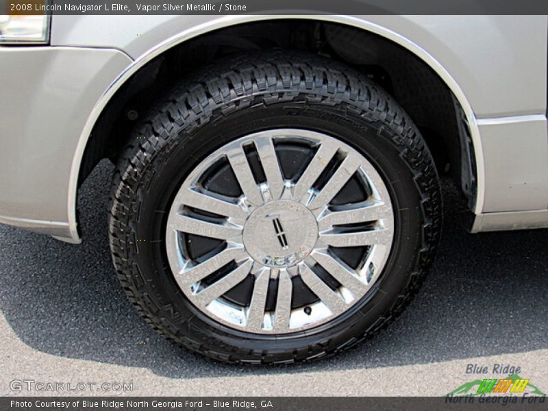 Vapor Silver Metallic / Stone 2008 Lincoln Navigator L Elite