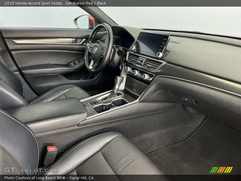 San Marino Red / Black 2018 Honda Accord Sport Sedan