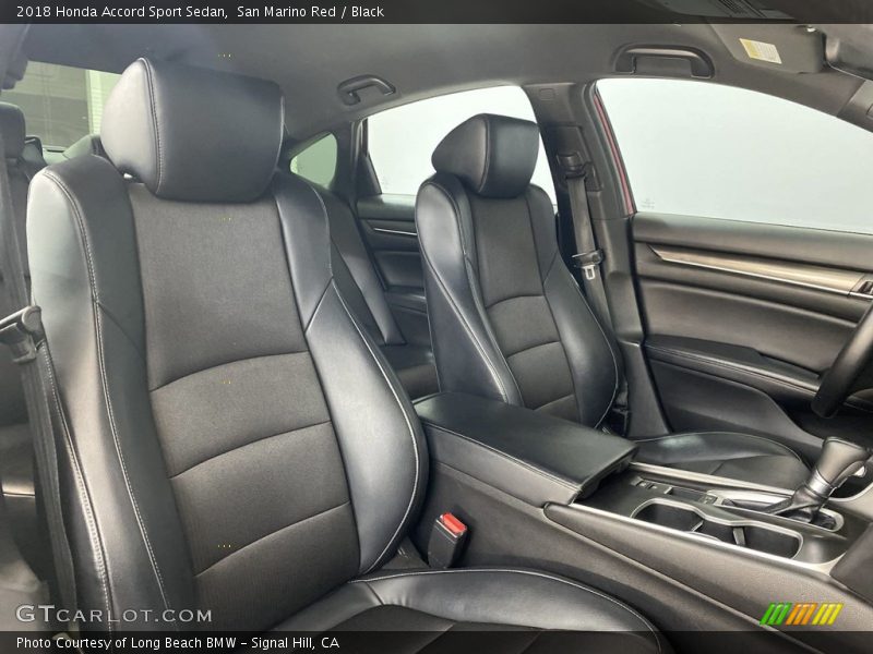 San Marino Red / Black 2018 Honda Accord Sport Sedan