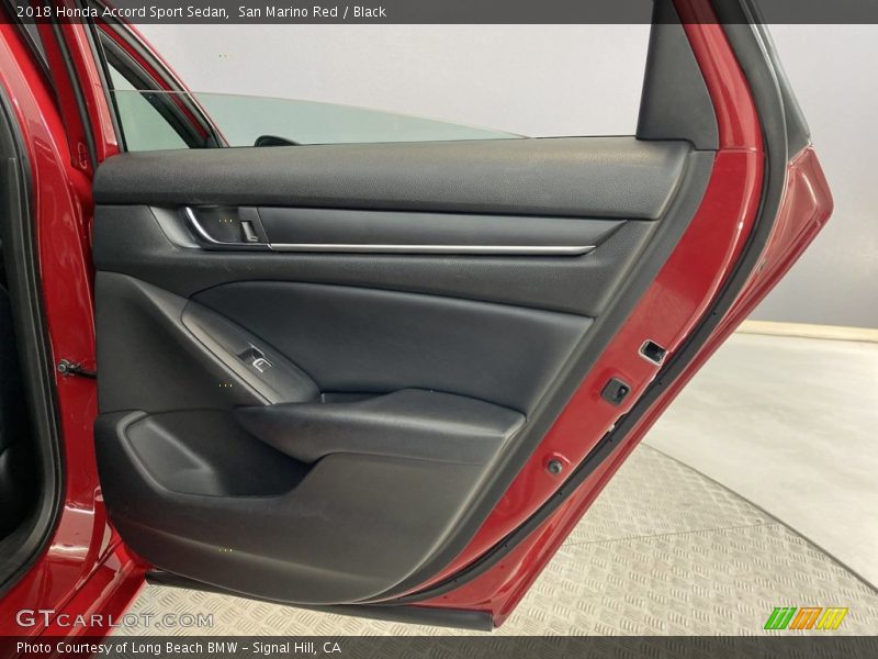 San Marino Red / Black 2018 Honda Accord Sport Sedan