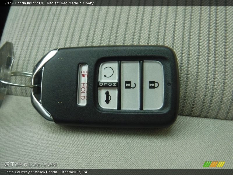 Radiant Red Metallic / Ivory 2022 Honda Insight EX