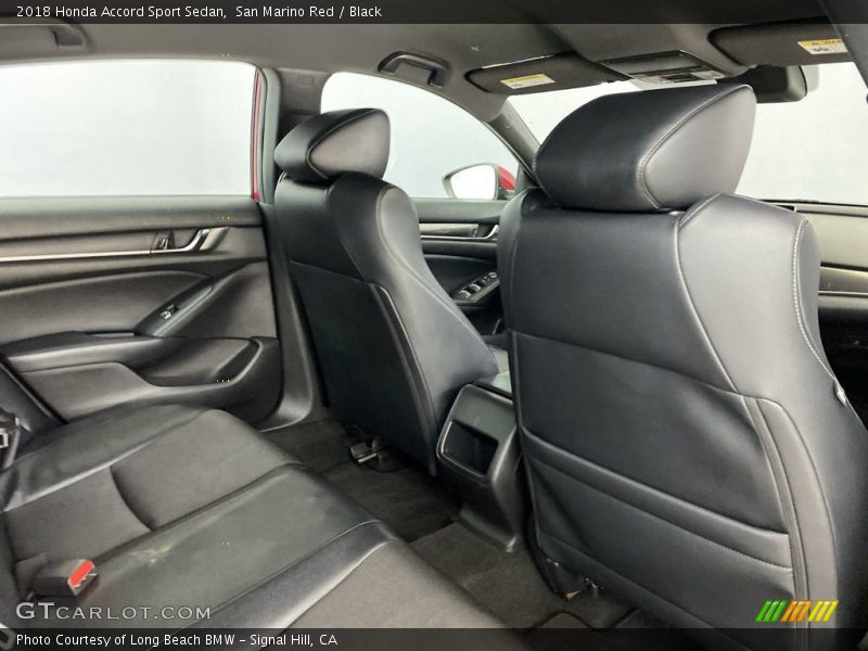 San Marino Red / Black 2018 Honda Accord Sport Sedan