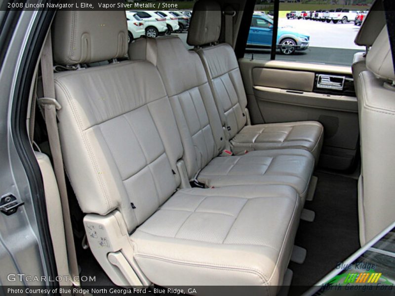 Vapor Silver Metallic / Stone 2008 Lincoln Navigator L Elite