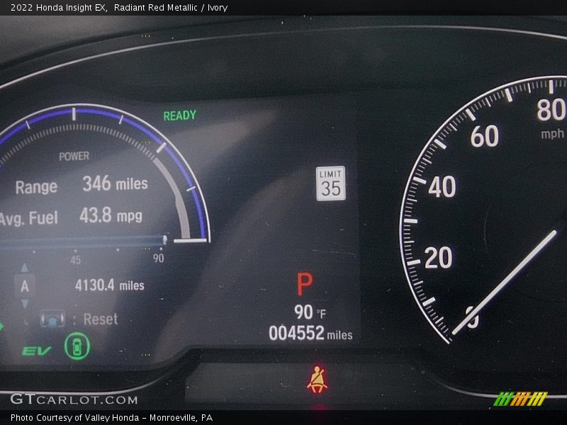 Radiant Red Metallic / Ivory 2022 Honda Insight EX