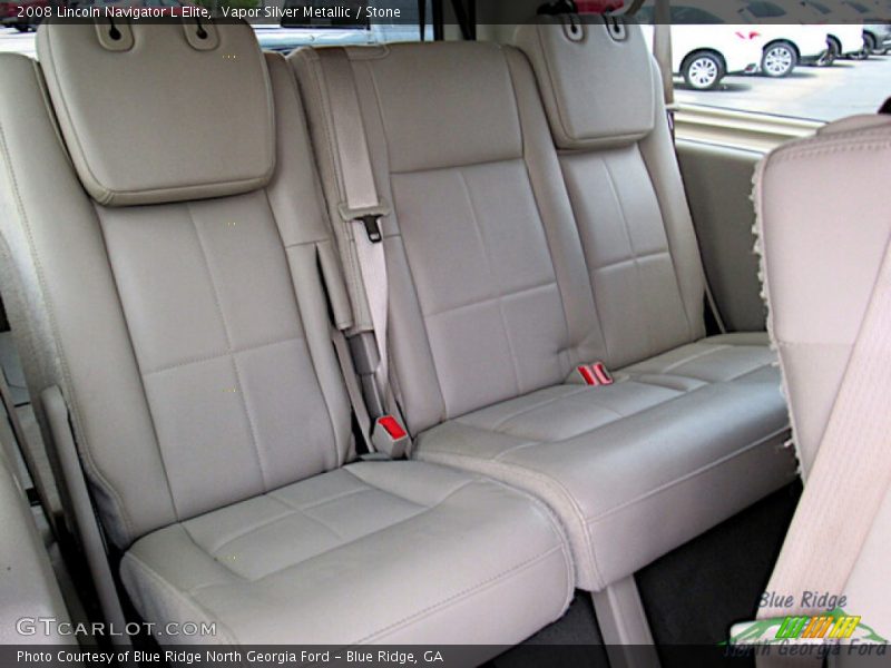 Vapor Silver Metallic / Stone 2008 Lincoln Navigator L Elite