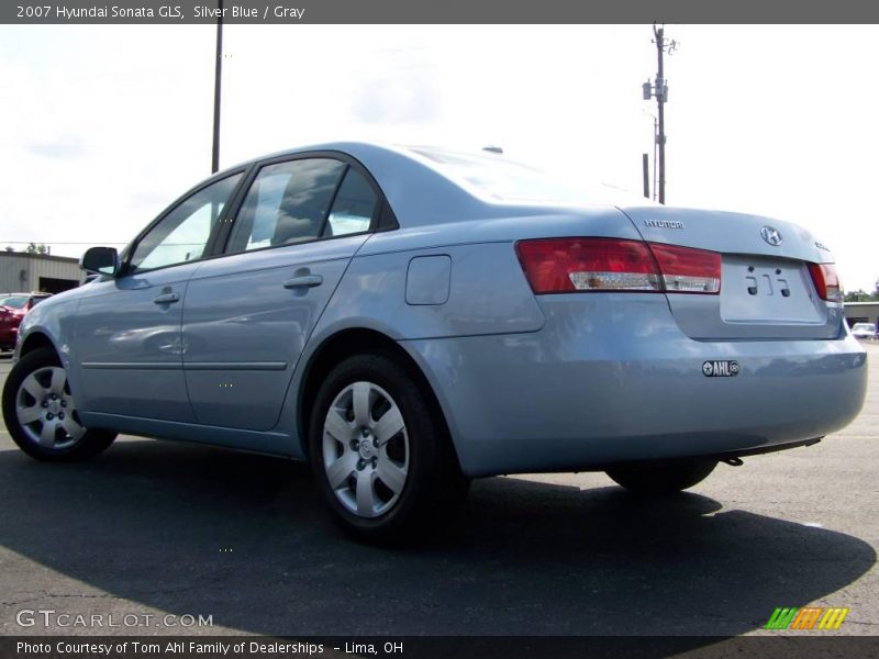 Silver Blue / Gray 2007 Hyundai Sonata GLS