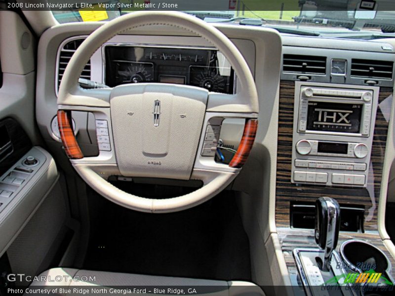 Vapor Silver Metallic / Stone 2008 Lincoln Navigator L Elite