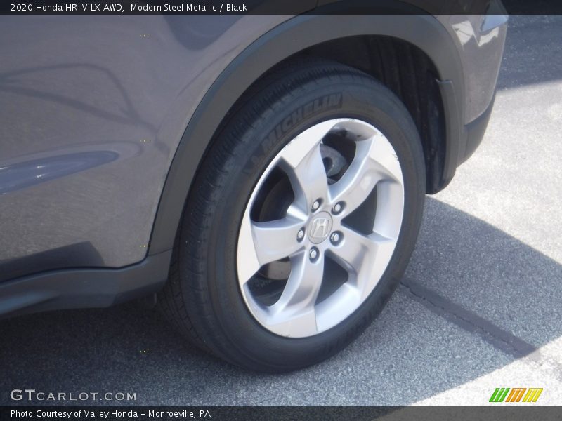 Modern Steel Metallic / Black 2020 Honda HR-V LX AWD