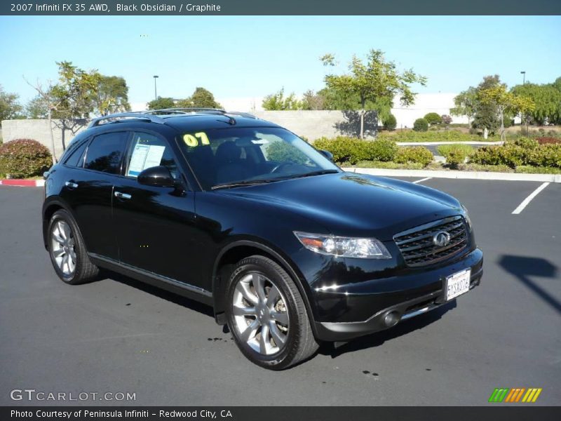 Black Obsidian / Graphite 2007 Infiniti FX 35 AWD