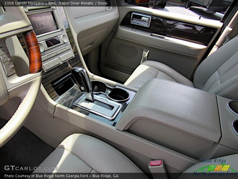 Vapor Silver Metallic / Stone 2008 Lincoln Navigator L Elite