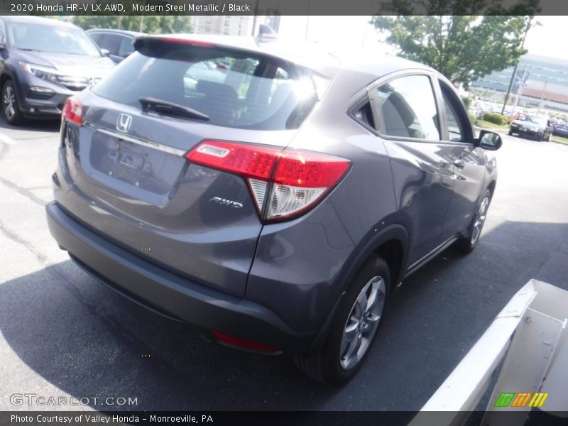 Modern Steel Metallic / Black 2020 Honda HR-V LX AWD