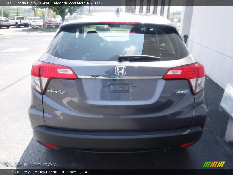 Modern Steel Metallic / Black 2020 Honda HR-V LX AWD