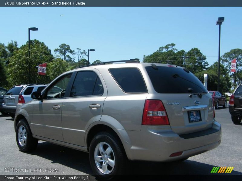 Sand Beige / Beige 2008 Kia Sorento LX 4x4