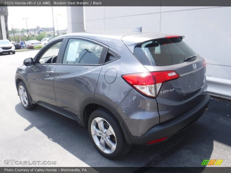 Modern Steel Metallic / Black 2020 Honda HR-V LX AWD